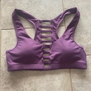 Purple PINK brand bikini.